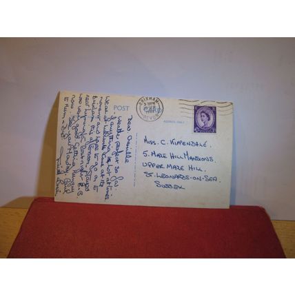 LULWORTH VILLAGE, DORSET used postcard by Harvey Barton 1965 pm =