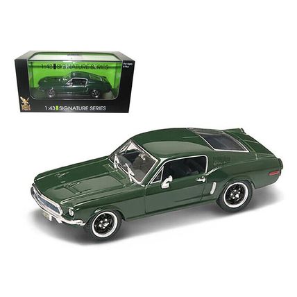 1968 Ford Mustang GT Green 1/43 Diecast Car Model Signature Series by Road Si...