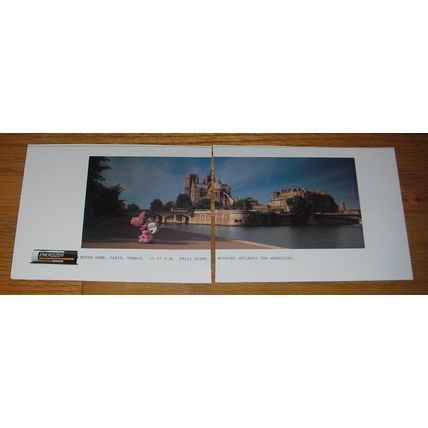 1992 Energizer Batteries Ad - Notre Dame, Paris, France. 11:07 A.M.