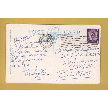 Redroofs Hotel - Bournemouth - Postally Used - Bournemouth-Poole November 1966