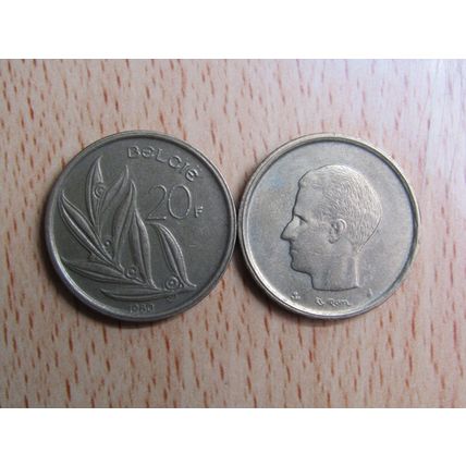 Belgium 1980 20 Frank Belgie (Dutch - Flemish Text) Coin