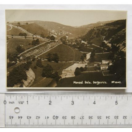 vintage postcard Monsal Dale