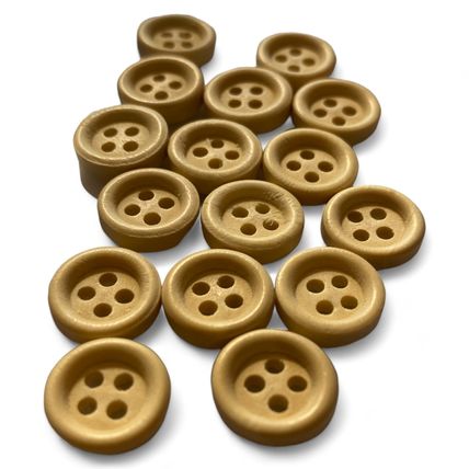 13mm Natural Wooden Buttons 4 Hole Sewing Cardigan Sewing Knitting Crafts