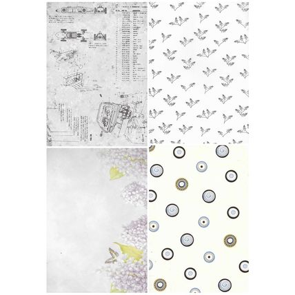 A4 Printed Paper. 10 Sheets In Assorted Designs. Cardmaking, Scrapbooking. Craft