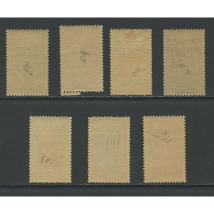 Ethiopia 108-115 (NO 111), 1917 Coronation, F/VF, Mint, OG, LH, HR, DG, (ETH176)