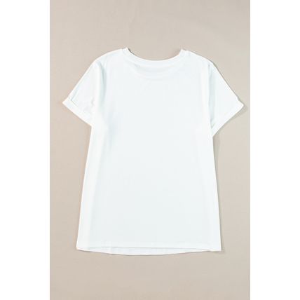 White Bow USA Flag Print Plus Size Independence Day T Shirt