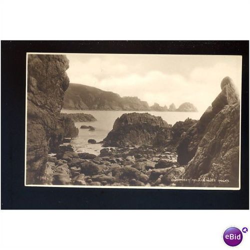 Channel Islands GUERNSEY Moulin Huet Rocks Postcard by Photochrom 5780