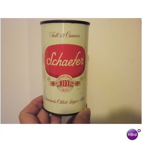 Schaefer Flat-Top 12 oz. Beer Can FREE SHIPPING!!!