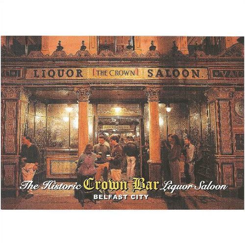 The Historic Crown Bar Liquor Saloon Belfast City.