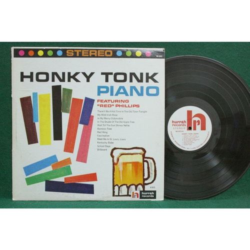 Red' Phillips - Honky-Tonk Piano - HS 1013 - VG+