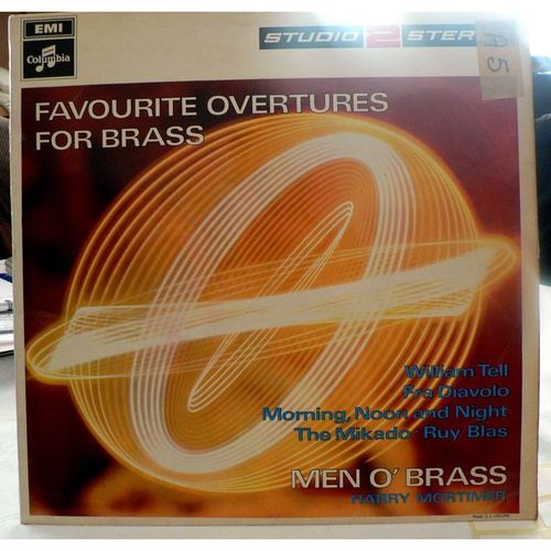 Favourite Overtures For Brass 1968 - Men O' Brass - Harry Mortimer - TWO 225