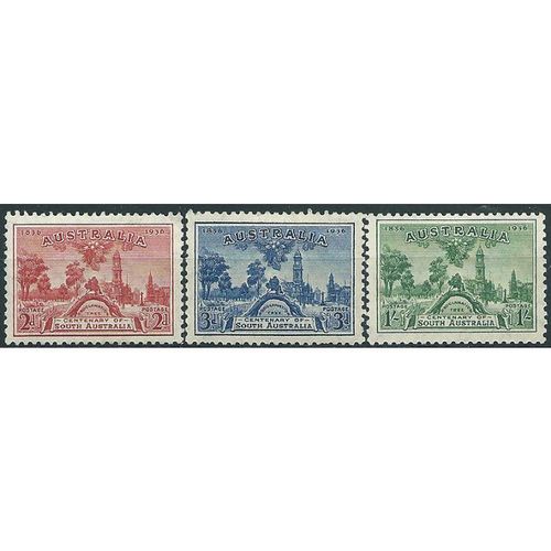 Australia 1936 Centenary Set SG161-163 Mounted Mint .. ..