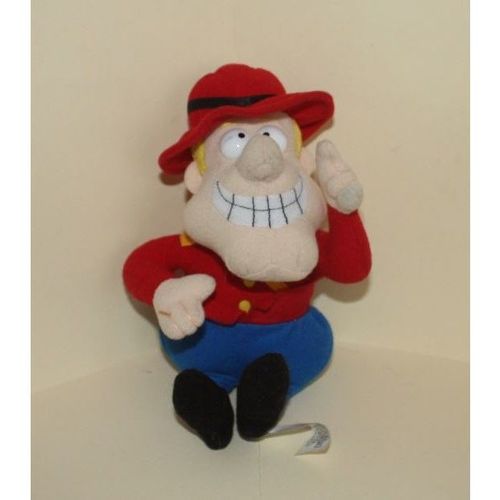 1999 Stuffins Rocky & Bullwinkle Dudley Do Right Plush