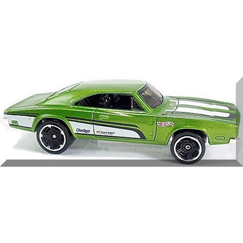 Hot Wheels - '69 Dodge Charger 500: Muscle Mania #6/10 - #92/365 (2018) *Green*