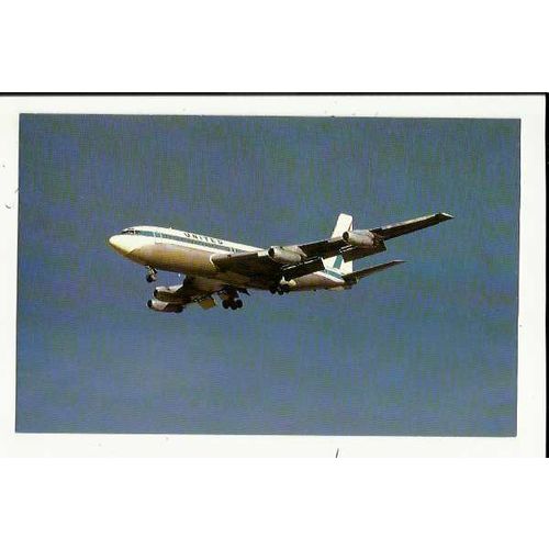Aviation UNITED AIR LINES BOEING 720 Postcard by Mary Jayne (MJ537)