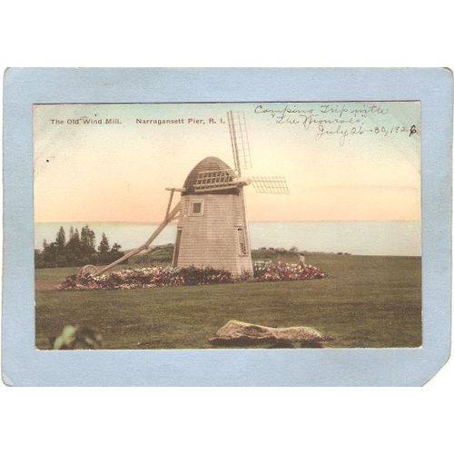 Rhode Island Narragansett Pier The Old Wind Mill~803