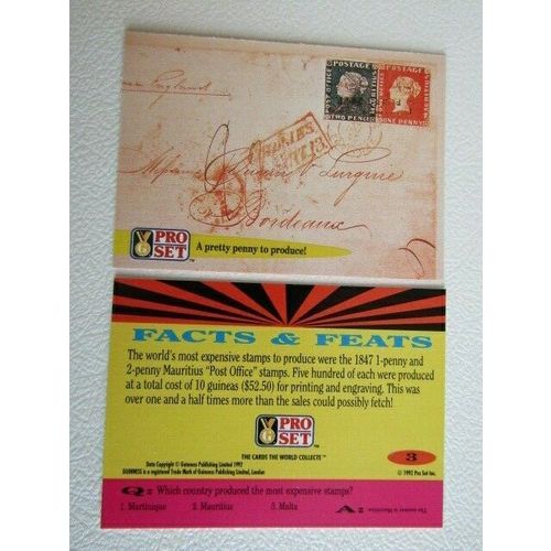Pro Set 1992 Guinness Book of Records Trade Cards Card Variants (eb2)