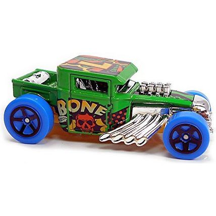 Hot Wheels - Bone Shaker: HW Art Cars #3/10 - #155/250 (2020) *Green Edition*