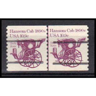 1904a 10.9c Hansom Cab Fine MNH Dry Gum CNP Left 4 Line Gap PA0437