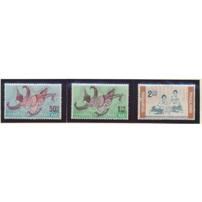Thailand Stamps Scott #414 To 417, Mint Lightly Hinged
