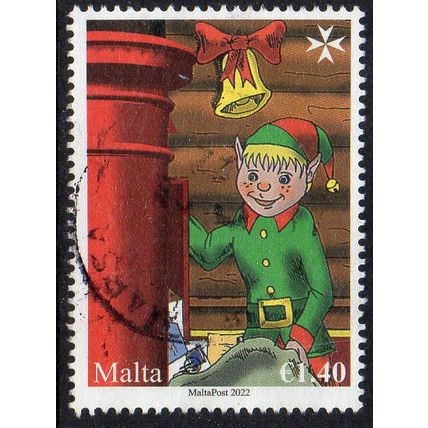 Malta 2022 Christmas - Santa's Workshop - Elf €1,40 Used
