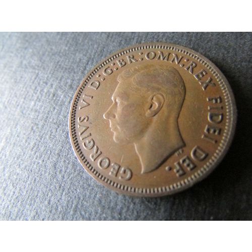 1952 GEORGE VI HALFPENNY - COIN - 4 FREE POST. AA
