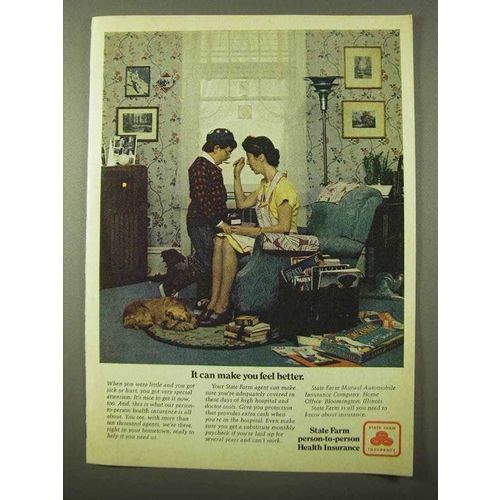 1971 State Farm Insurance Ad - Make You Feel Better
