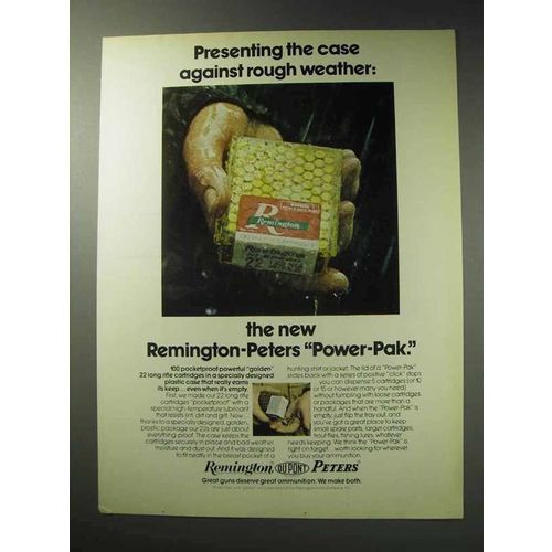 1971 Remington-Peters Power-Pak Cartridges Ad