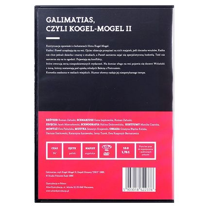 Galimatias, czyli kogel-mogel II (DVD) 1989 POLSKI POLISH