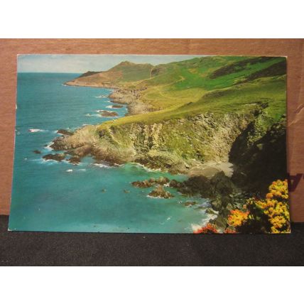 MORTE POINT, WOOLACOMBE, DEVON used postcard Colourmaster 1976 pm =
