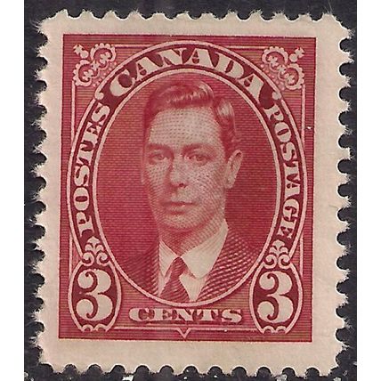 Canada 1937 - 38 KGV1 3ct Scarlet Unused No Gum SG 359 ( C1073 )