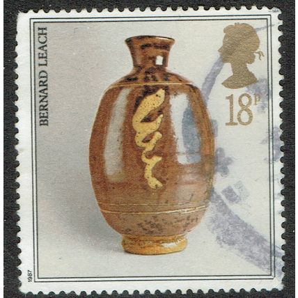 1987 Studio Pottery 18p Multicoloured SG1371 FU