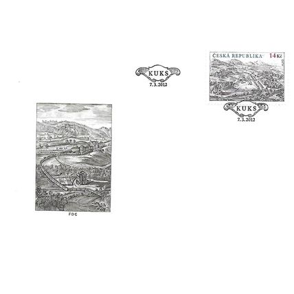 Mi 711/2 FDC: Beauties of Our Country