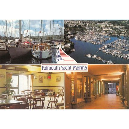 Falmouth Yacht Marina Postcard