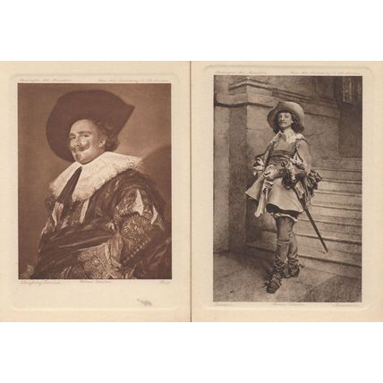Franz Hals Laughing Cavalier Wallace 2x Painting Postcard