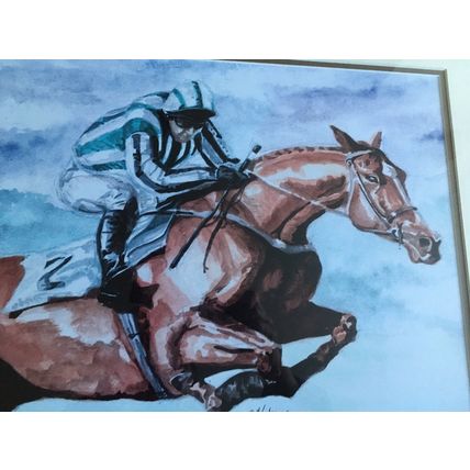 Barton Cheltenham Festival Racehorse Limited Edition Print 8/1000