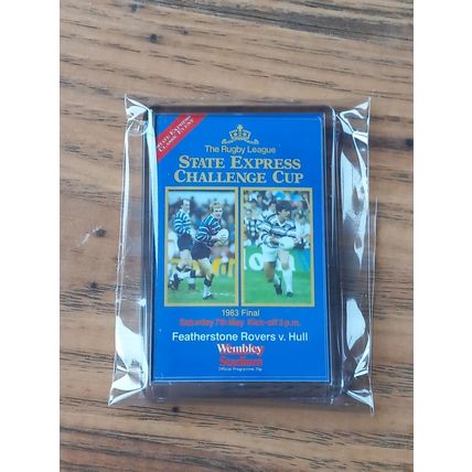 1980-1989 Rugby League Challenge Cup Final Programme fridge magnet collection