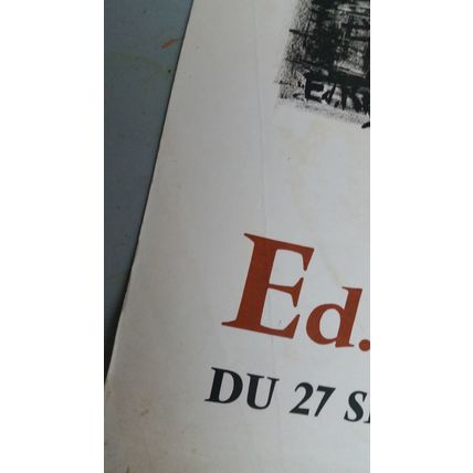 ED RIGHETTI, GALERIE DE PARIS, 1963. FRENCH LITHOGRAPHIC EXHIBITION POSTER.