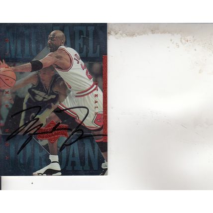 MICHAEL JORDAN 1999 AUTOGRAPHED CHICAGO BULLS HOF 6X WORLD CHAMPION ALSTAR GUARD