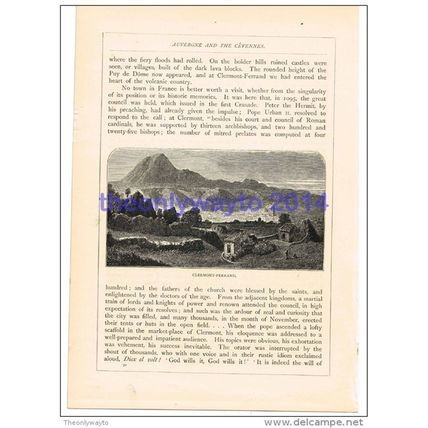 Clermont Ferrand, France, Book Illustration (Print), 1880