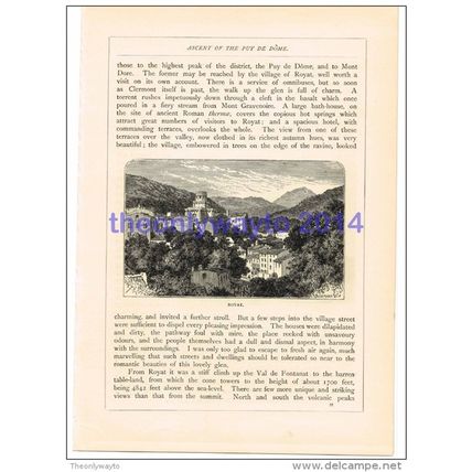 Royat, France, Book Illustration (Print), 1880