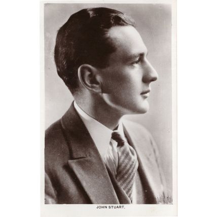 John Stuart Hollywood Film Actor Real Photo Postcard