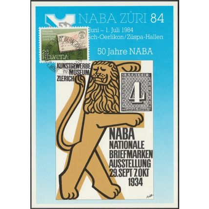 Naba Züri 84 - 8 x Werbekarten