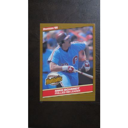 Mike Schmidt Lot of 3 Baseball Cards (See Pictures and Descriptions Below)