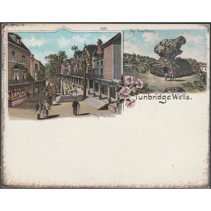 Court Card - Tunbridge Wells, Kent, c.1890s - John E Stafford Postcard