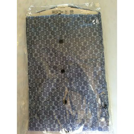 1863 by Eterna Mens Circles Two Ply Modern Fit Shirt Size 41 16" £59.99