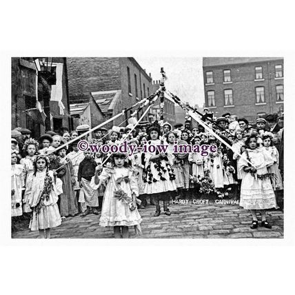 pu0313 - Hardy Croft Maypole Carnival , Wakefield , Yorkshire - print 6x4
