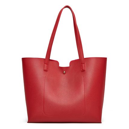 Women Pu Leather Handbag Messenger Shoulder Bag Lady Tote Purse Crossbody Red