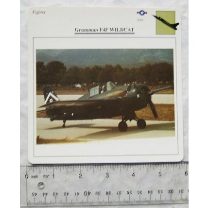 Grumman F4F Wildcat - USA - Fighter - Collectors Club Card