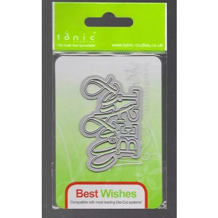 Tonic Studios. Best Wishes Die Set. Die Cutting Cardmaking Scrapbooking Crafts